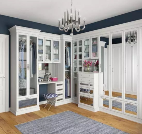 China Customized American Modern Walk in Closet Wardrobes